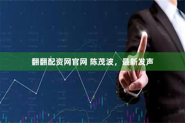 翻翻配资网官网 陈茂波，最新发声